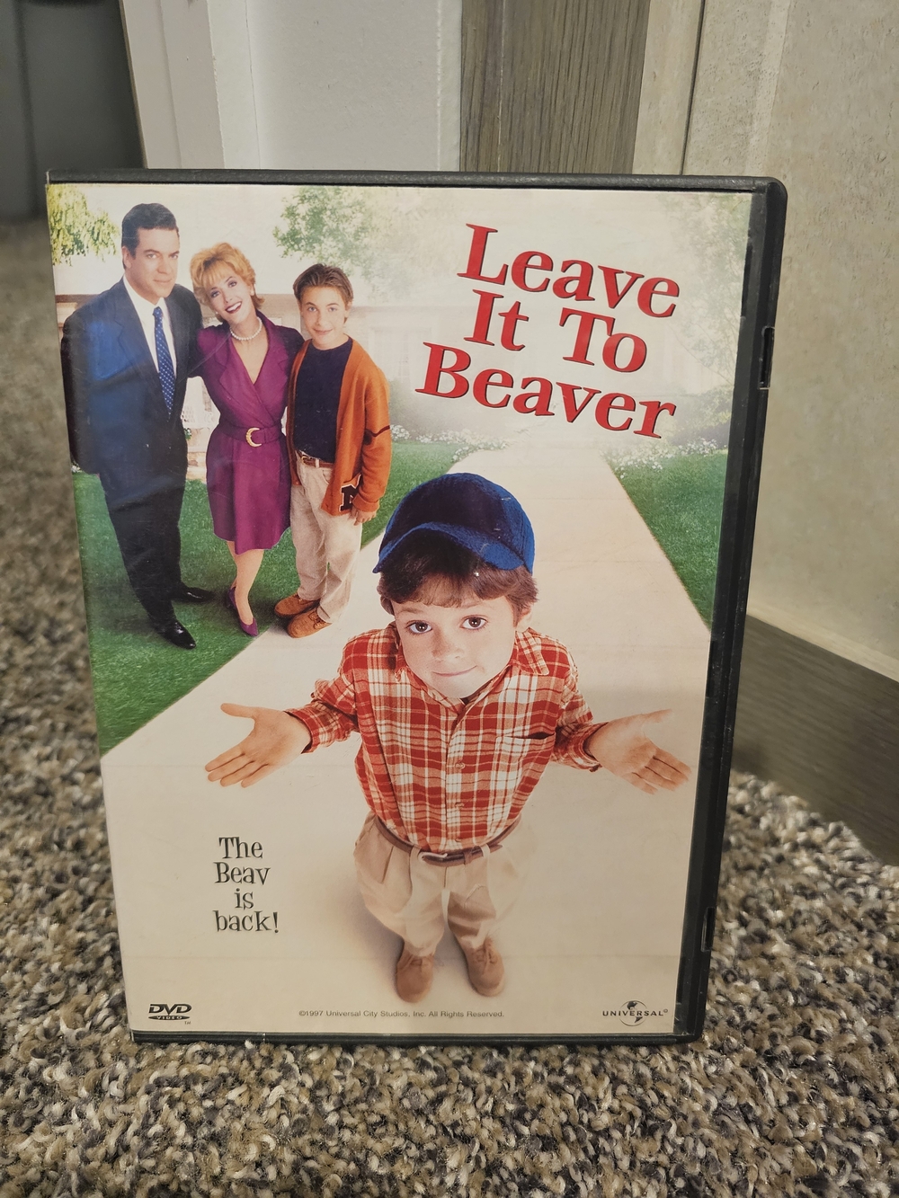 Universal Leave It To Beaver DVD Cover — Red, Blue, Orange, Green